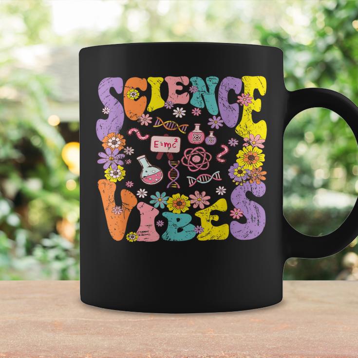 Science Vibes Retro 1St Day Of Back To School Groovy Teacher Coffee Mug Gifts ideas