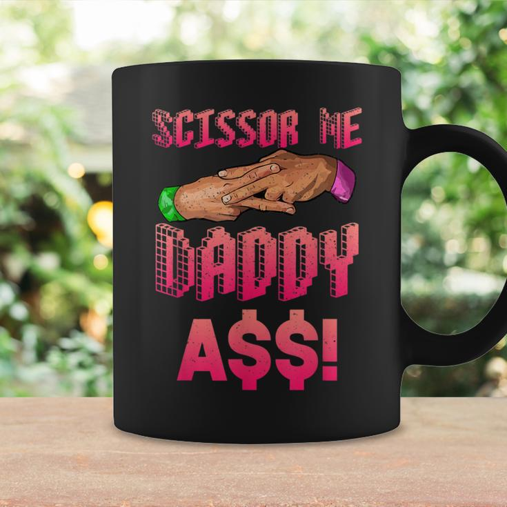 Scissor Me Daddy A$$ Hand Quote Wrestling Enthusiast Coffee Mug Gifts ideas