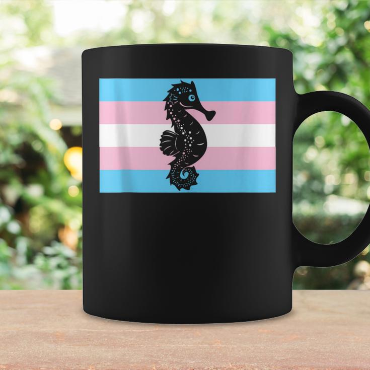 Seahorse Dad Pregnant Trans Man Coffee Mug Gifts ideas