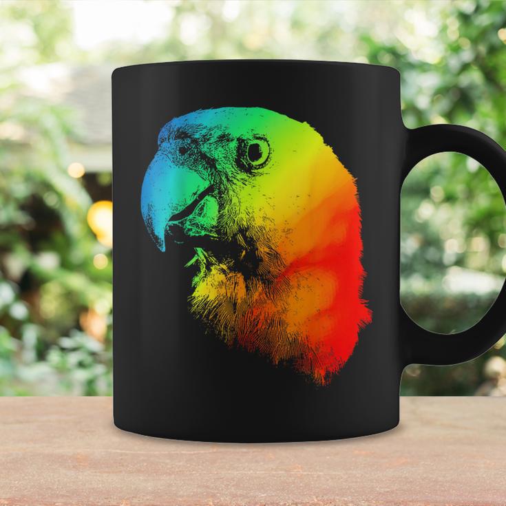 Senegal Parrot Colorful Rainbow Retro Coffee Mug Gifts ideas