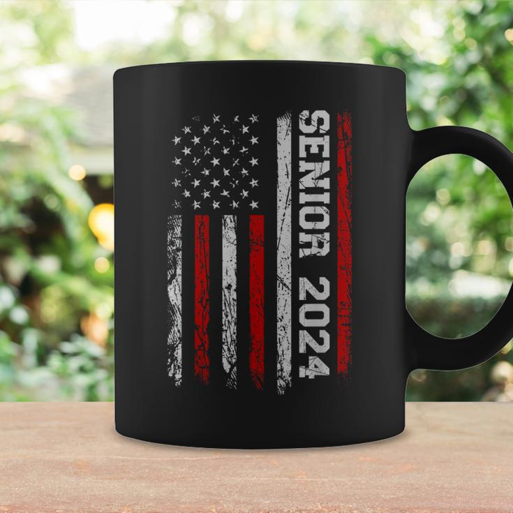 Senior 2024 American Flag Usa Graduation Class Of 2024 Coffee Mug Gifts ideas