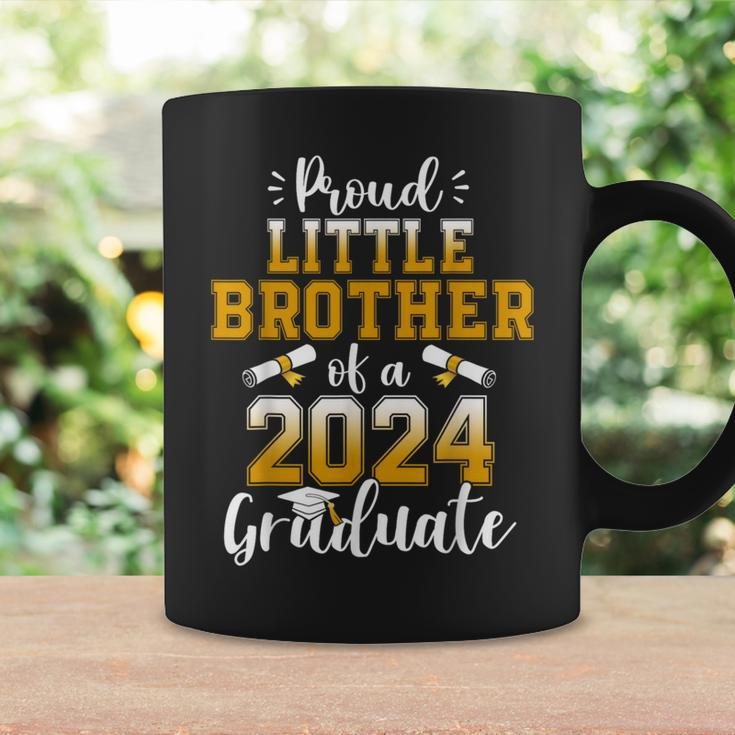 Senior 2024 Proud Little Brother Of A Class Of 2024 Graduate Coffee Mug Gifts ideas