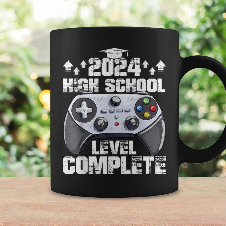 Senior Gamer 2024 High School Level Complete 2024 Grad Coffee Mug Gifts ideas