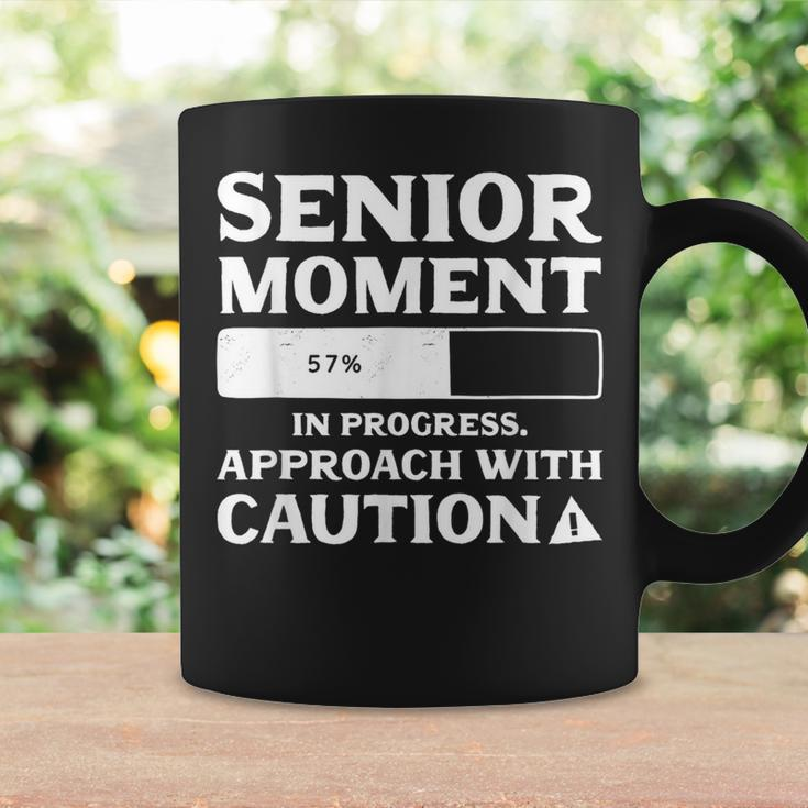 Senior Moment In Progress Approach Caution Senior Citizen Coffee Mug Gifts ideas