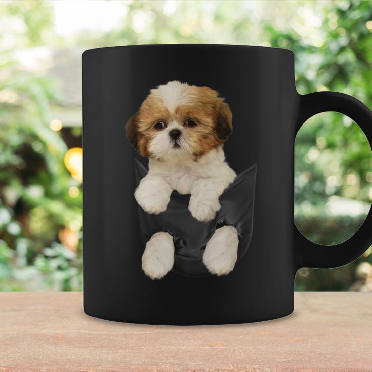 Shih Tzu Puppy In Pocket Tassen Geschenkideen