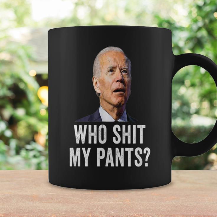 Who Shit My Pants Anti Joe Biden Coffee Mug Gifts ideas