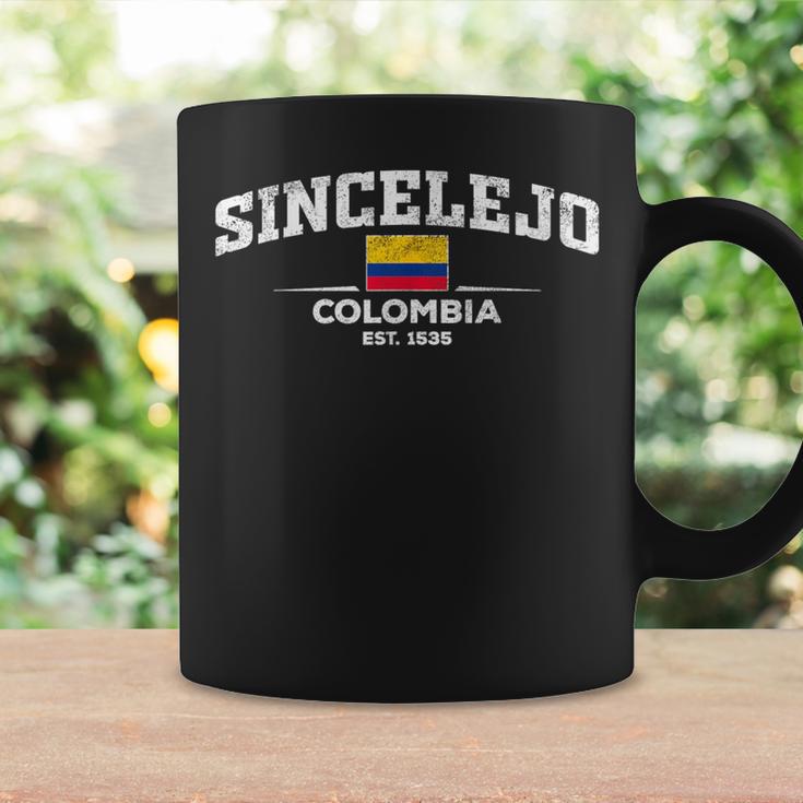 Sincelejo Colombia 1535 Schwarzes Tassen, Stadtnamen Design Geschenkideen