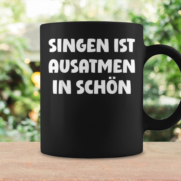 Singen Ist Ausatmen In Schön Tassen Geschenkideen