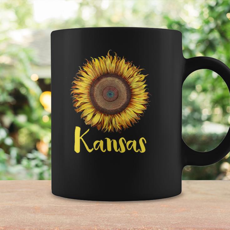 Single Sunflower State Of Kansas Flower Apparel Coffee Mug Gifts ideas