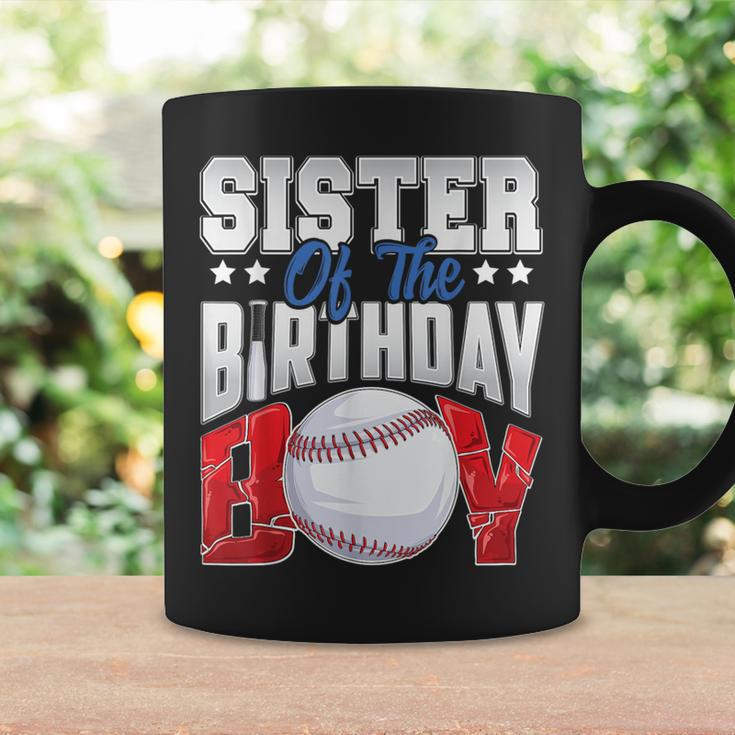 Sister Baseball Birthday Boy Family Baller B-Day Party Coffee Mug Gifts ideas