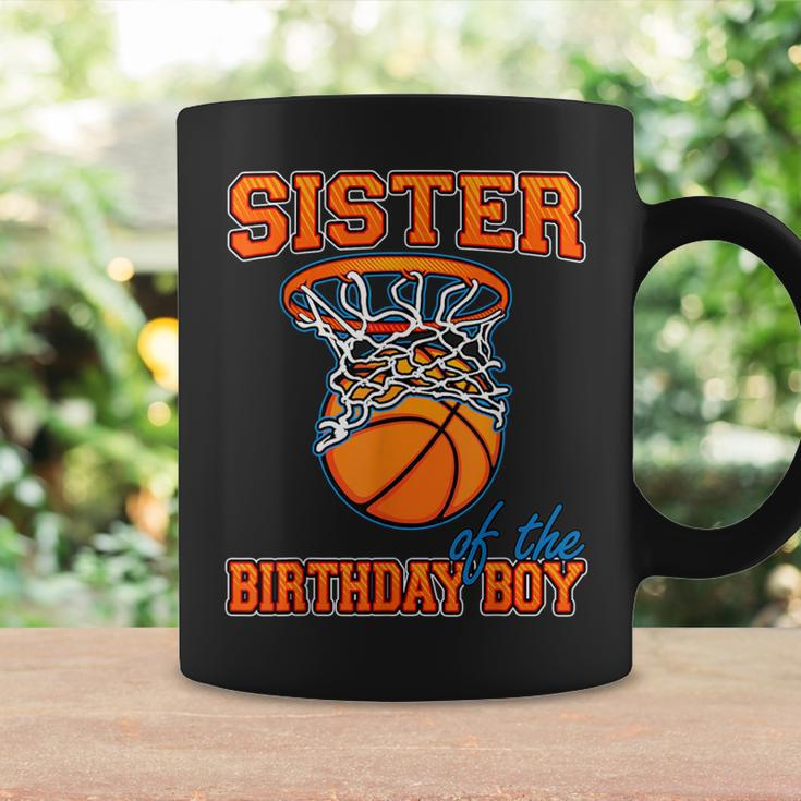 Sister Of The Birthday Boy Basketball Birthday Family Party Coffee Mug Gifts ideas