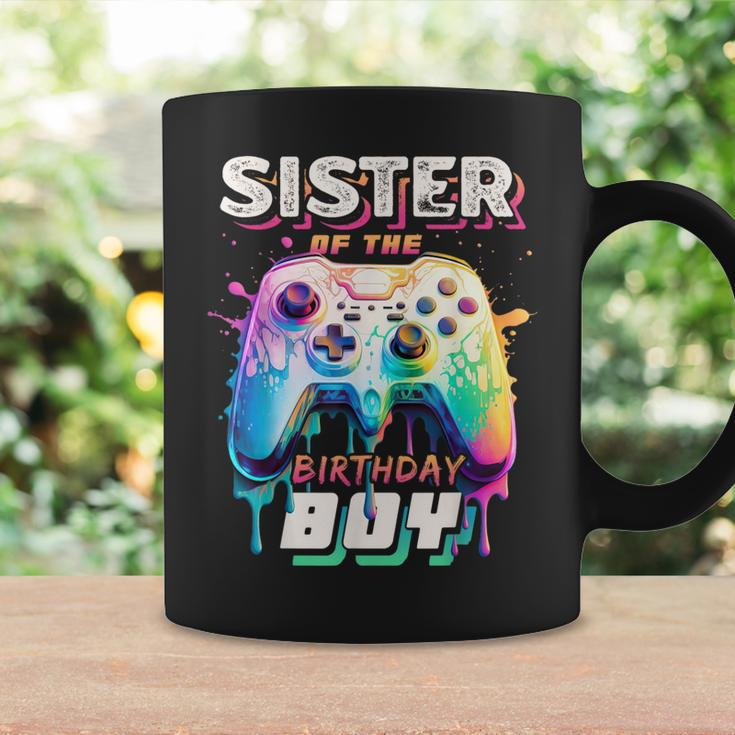 Sister Of The Birthday Boy Matching Video Game Birthday Coffee Mug Gifts ideas