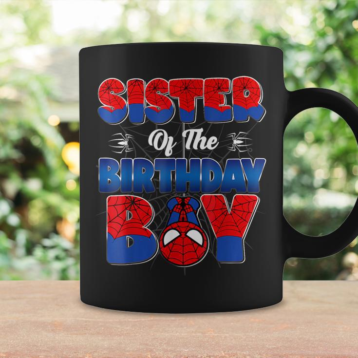 Sister Of The Birthday Boy Spider Family Matching Coffee Mug Gifts ideas