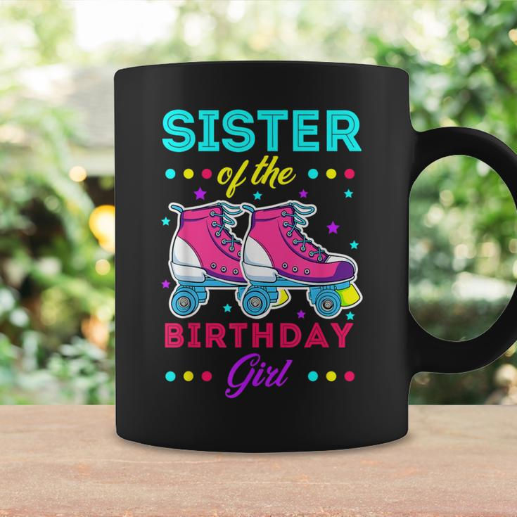 Sister Of The Birthday Girl Roller Skates Bday Skating Theme Coffee Mug Gifts ideas