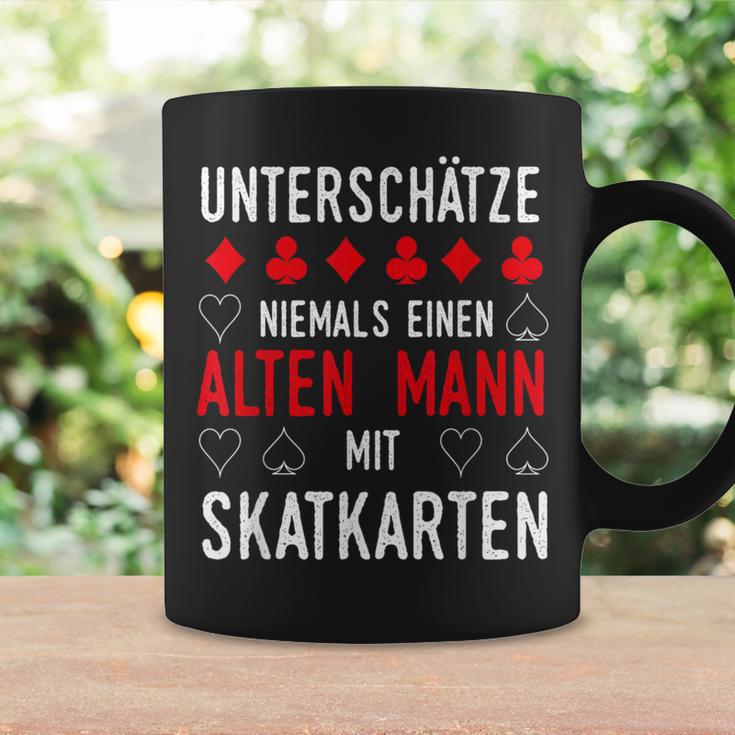 Skat Skate Game Old Man Slogan Idea Tassen Geschenkideen