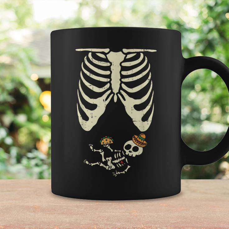 Skeleton Pregnancy Announcement Mexican Baby Reveal Shower Coffee Mug Gifts ideas