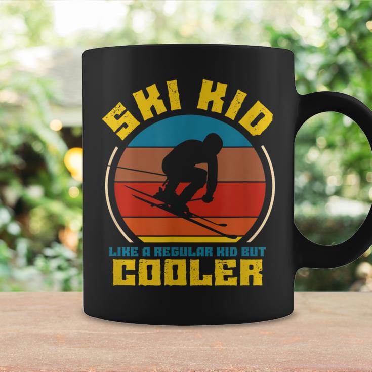 Ski Kid Like A Regular Kid Skiing Skier Vintage Coffee Mug Gifts ideas