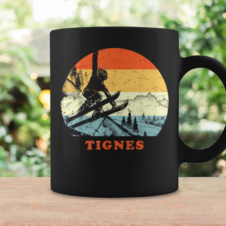 Ski Tignes France Vintage Snow Skiing Vacation Coffee Mug Gifts ideas