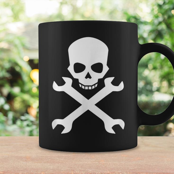 Skull With Crossed Wrenches For Mechanics And Gear Heads Coffee Mug Gifts ideas