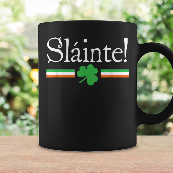 Sláinte Irland Kleeblatt Irische Flagge Lustig Ireland S Tassen Geschenkideen