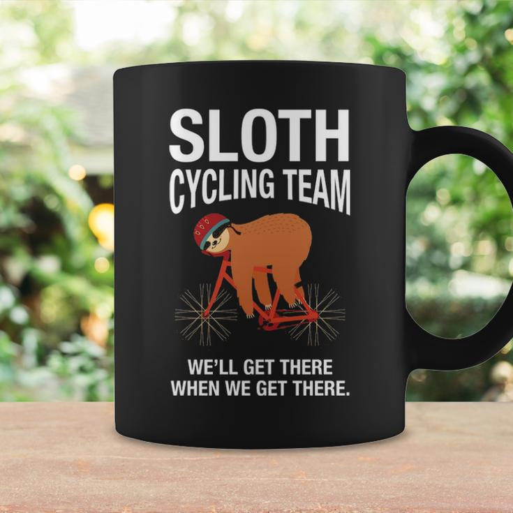 Sloth Cycling Team Lazy Sloth Sleeping Bicycle Coffee Mug Gifts ideas