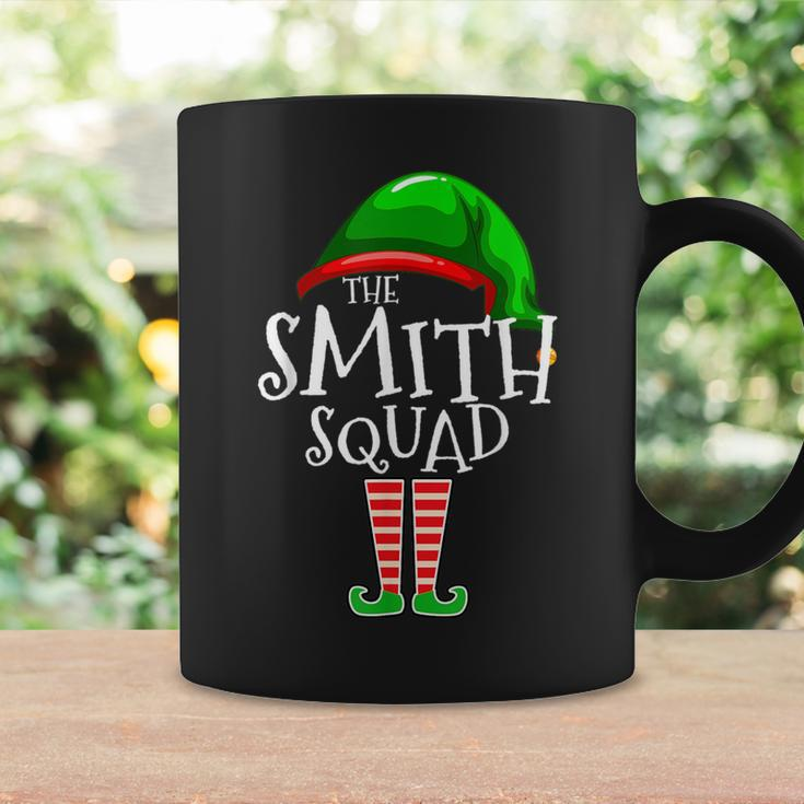 Smith Squad Elf Group Matching Family Name Christmas Coffee Mug Gifts ideas