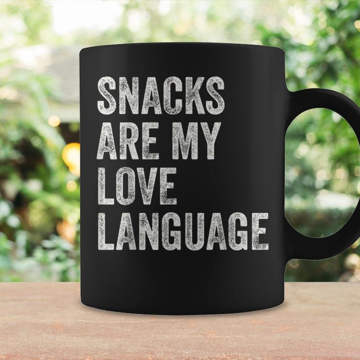 Snacks Are My Love Language Valentines Day Toddler Coffee Mug Gifts ideas