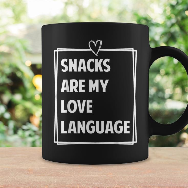 Snacks Are My Love Language Valentines Day Toddler Kid Coffee Mug Gifts ideas