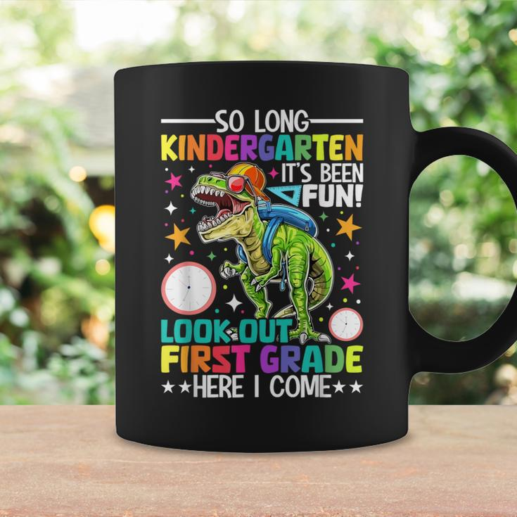 So Long Kindergarten Hello 1St Grade Dinosaur Boy Graduation Coffee Mug Gifts ideas