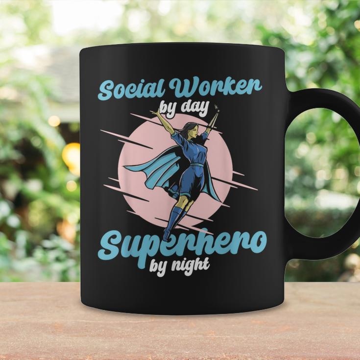 Social Worker By Day Superhero By Night Job Work Social Coffee Mug Gifts ideas