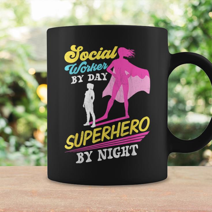 Social Worker By Day Superhero By Night Work Job Social Coffee Mug Gifts ideas