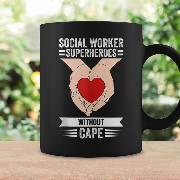 Social Worker Superheroes Without Cape Coffee Mug Gifts ideas