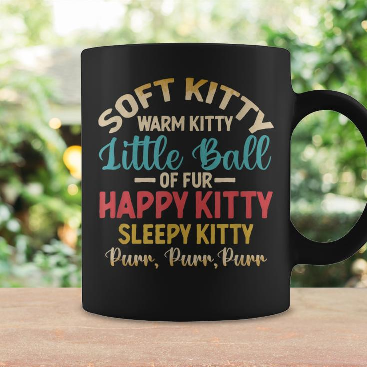 Soft Kitty Warm Kitty Little Ball Of Fur Happy Sleepy Cat Coffee Mug Gifts ideas