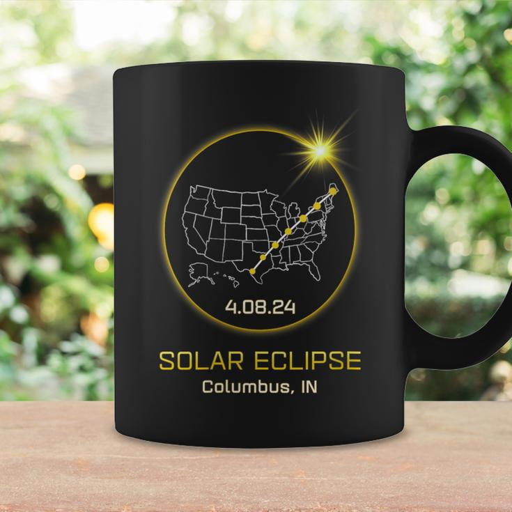 Solar Eclipse 2024 Columbus In Indiana Totality Eclipse Coffee Mug Gifts ideas