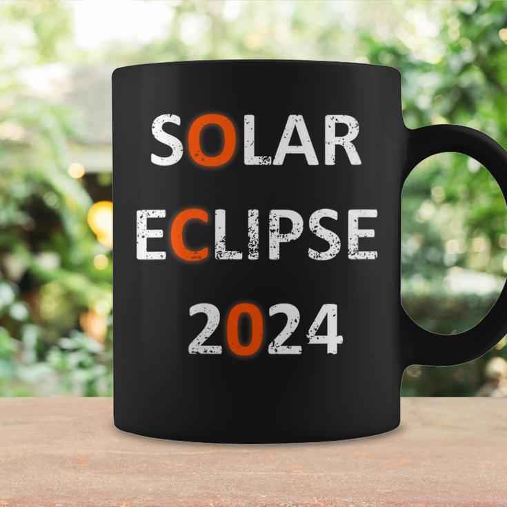 Solar Eclipse 2024 Event Distressed Coffee Mug Gifts ideas