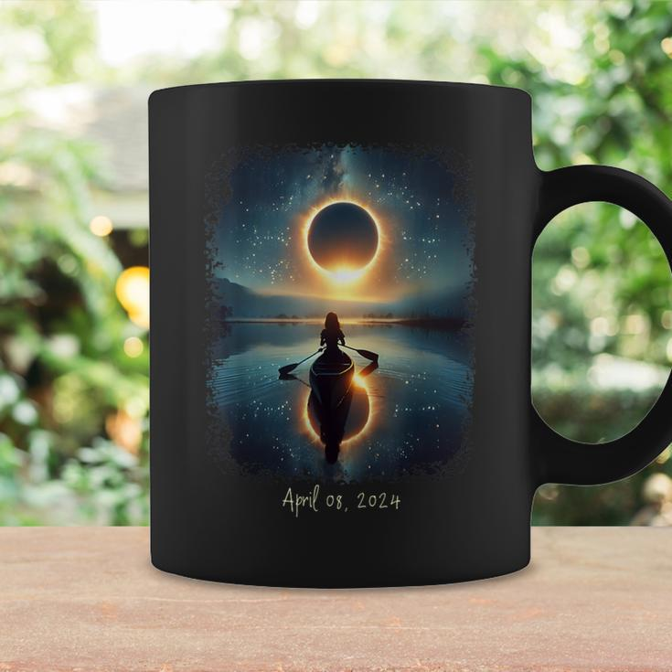 Solar Eclipse 2024 Lake Reflections Solar Eclipse Coffee Mug Gifts ideas