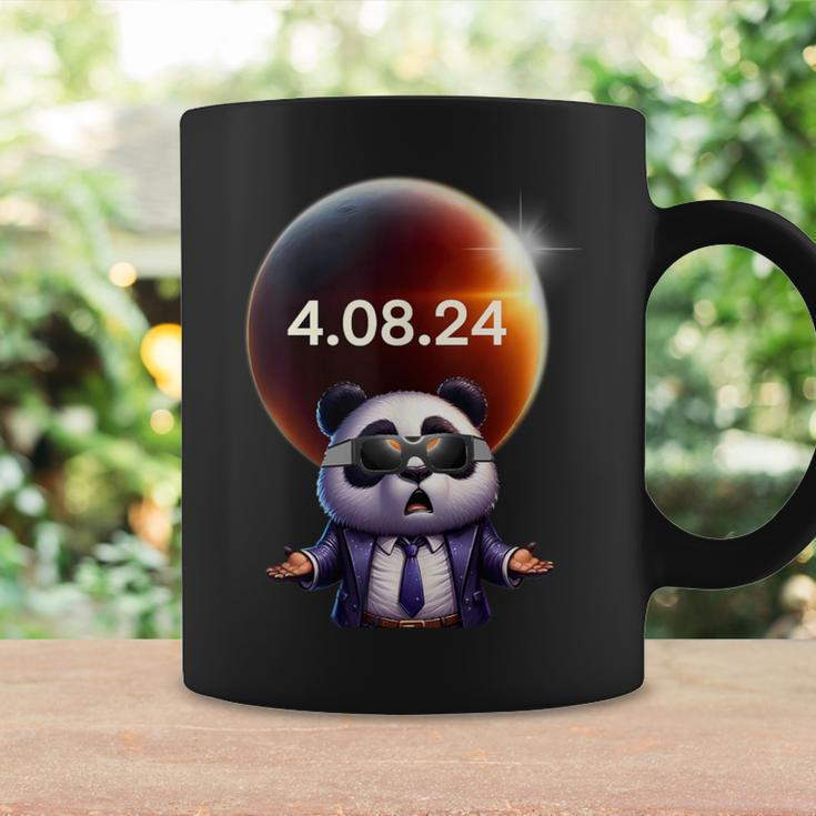 Solar Eclipse 2024 Panda Wearing Solar Eclipse Glasses Coffee Mug Gifts ideas