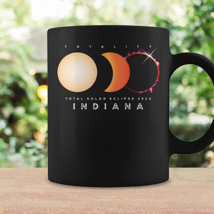 Solar Eclipse 2024 Total Eclipse Indiana America Graphic Coffee Mug Gifts ideas