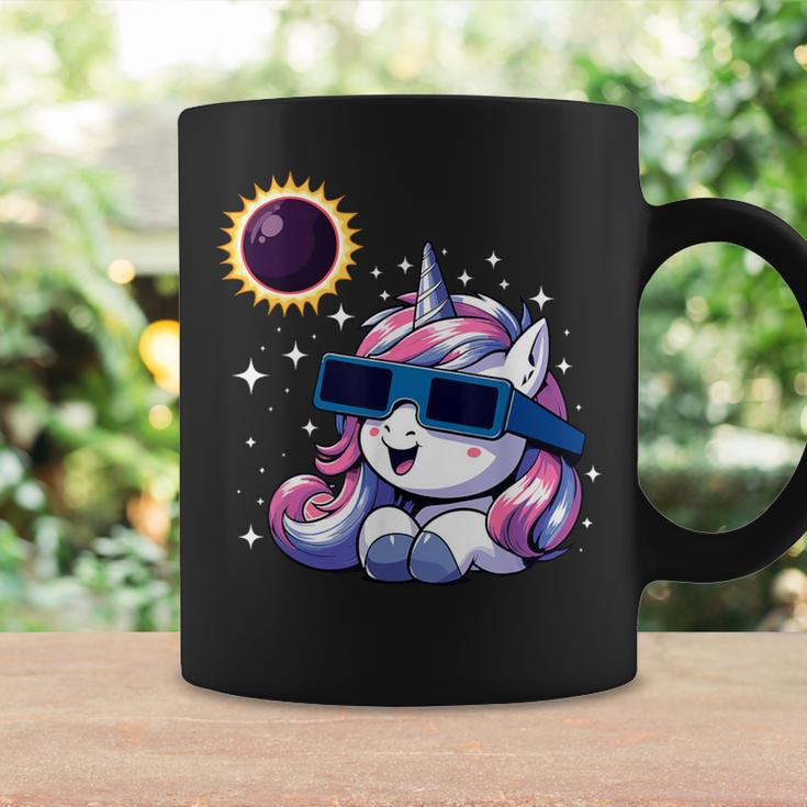 Solar Eclipse 2024 Unicorn Wearing Eclipse Glasses Coffee Mug Gifts ideas