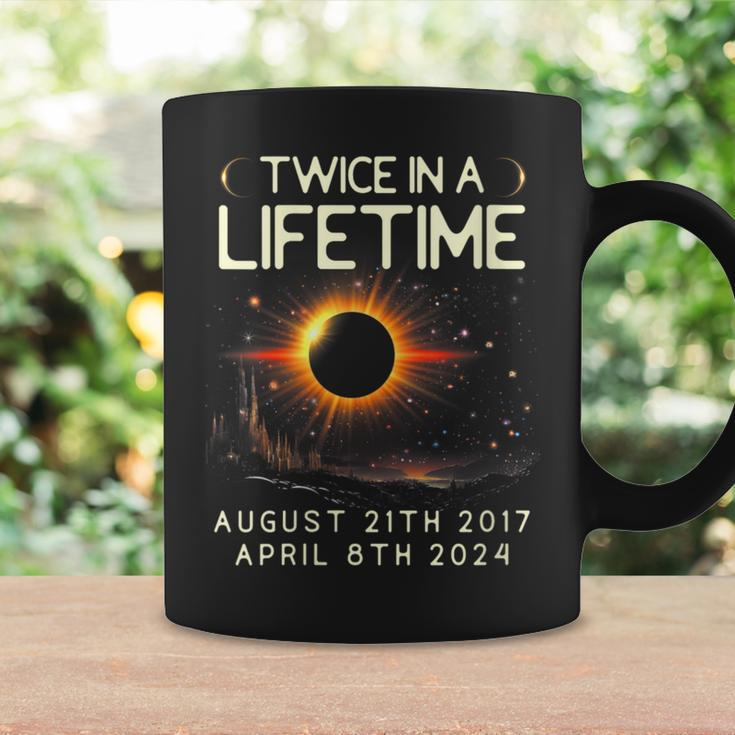 Solar Eclipse Astronomy Twice In Lifetime 2024 Solar Eclipse Coffee Mug Gifts ideas