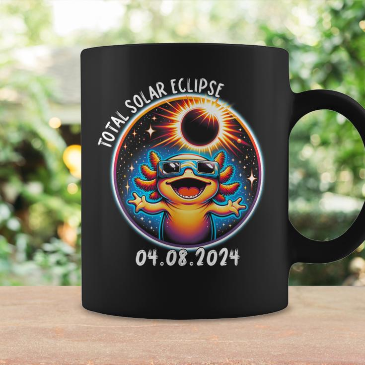 Solar Eclipse Axolot Wearing Glasses Pet April 8 2024 Coffee Mug Gifts ideas