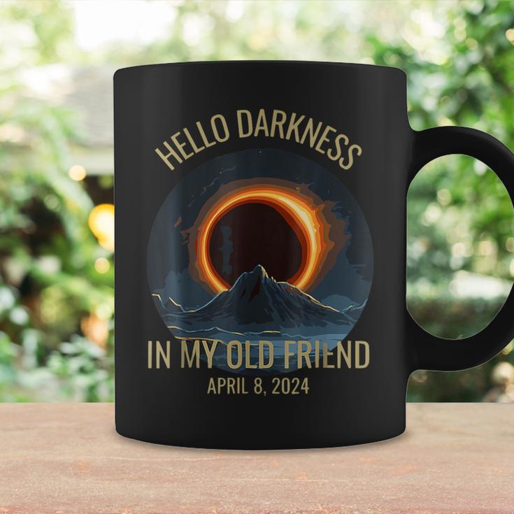 Solar Eclipse Hello Darkness My Old Friend Coffee Mug Gifts ideas
