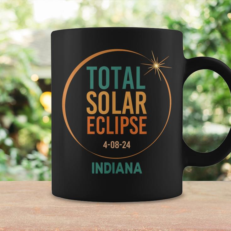 Solar Eclipse Indiana April 8 2024 Total Totality Coffee Mug Gifts ideas