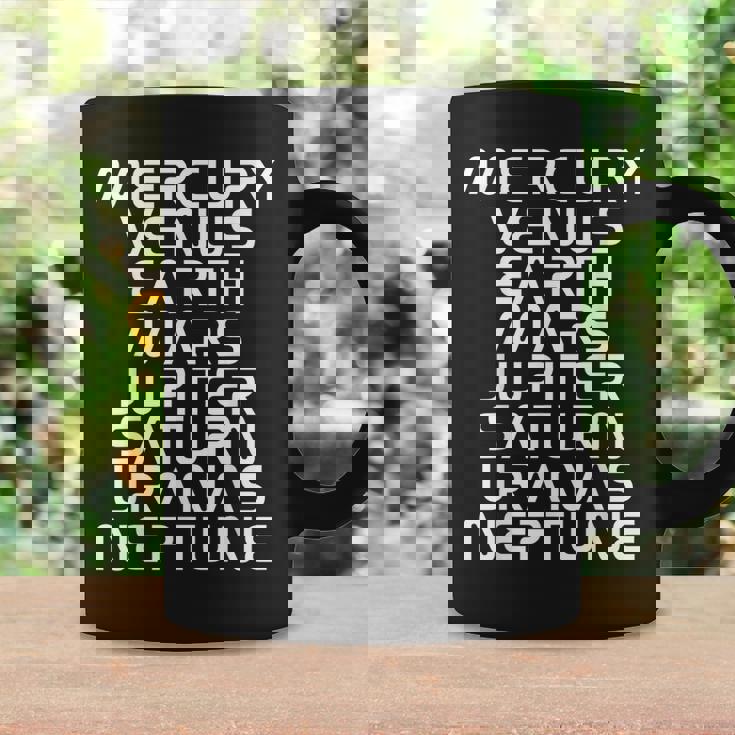 Solar System Planets List Outer Space Science Coffee Mug Gifts ideas