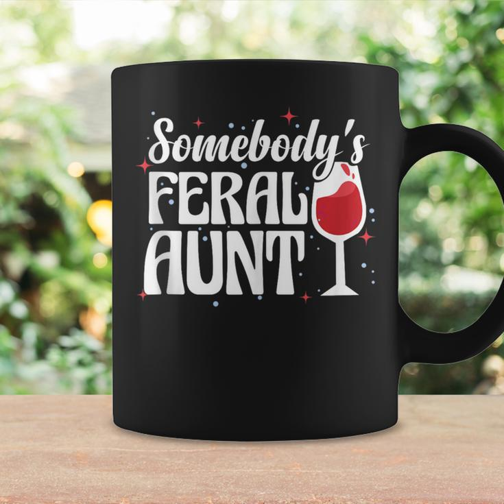 Somebody's Feral Aunt Auntie Birthday Christmas Coffee Mug Gifts ideas