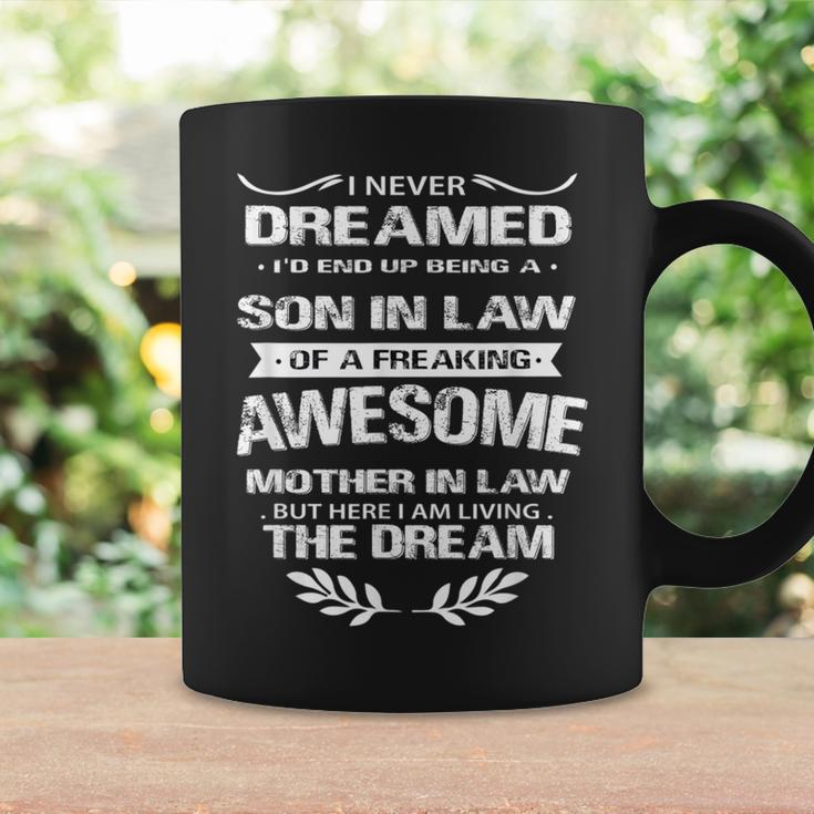 Son In Law Of A Freaking Awesome Mother In Law Coffee Mug Gifts ideas