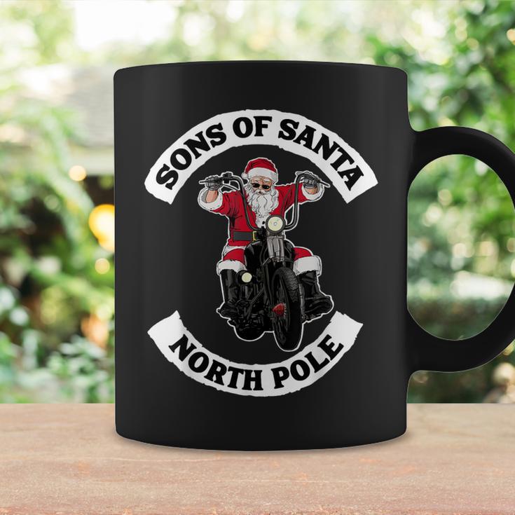 Sons Of Santa Biker Santa Santa On Motorcycle Coffee Mug Gifts ideas