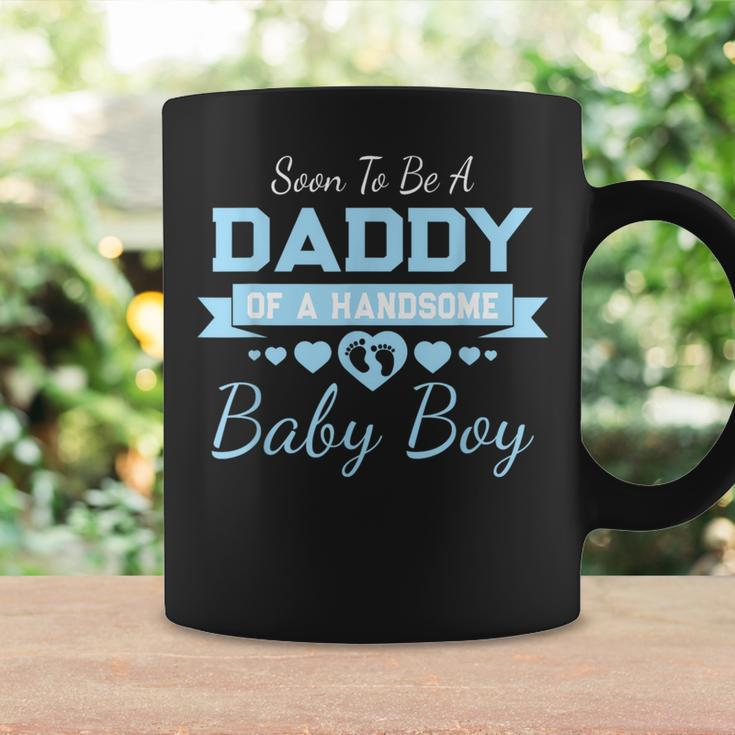 Soon To Be A Daddy Of A Handsome Baby Boy Announcement Coffee Mug Gifts ideas