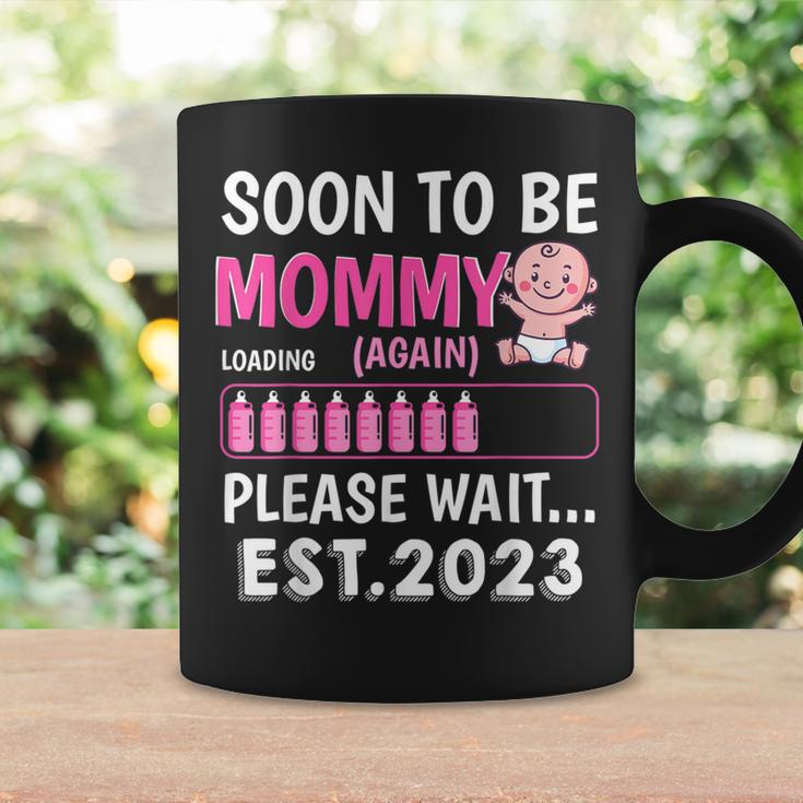 Soon To Be Mommy Again Est 2023 Baby Shower Girl Loading Coffee Mug Gifts ideas