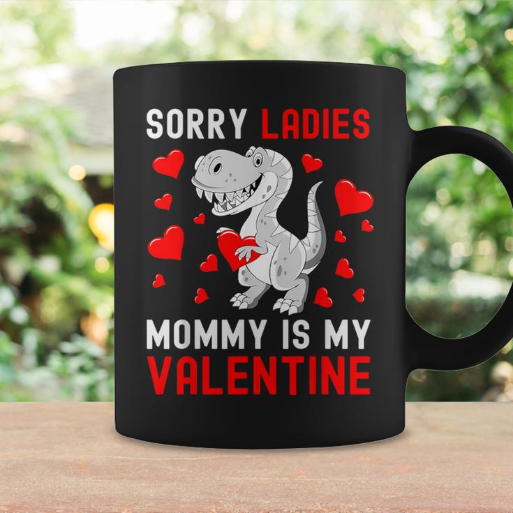 Sorry Ladies My Mommy Is My Valentine Valentines Day Boys Coffee Mug Gifts ideas